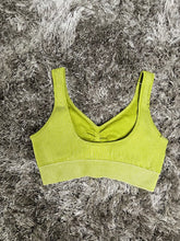 Load image into Gallery viewer, Grass Green Sports Bra
