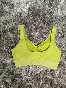 Grass Green Sports Bra