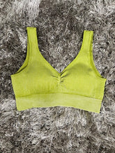 Load image into Gallery viewer, Grass Green Sports Bra
